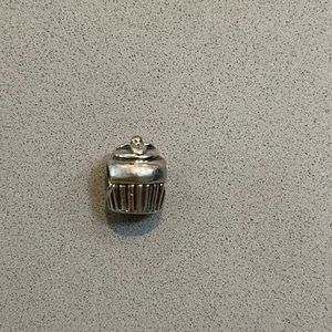 Pandora two tone birthday cupcake charm